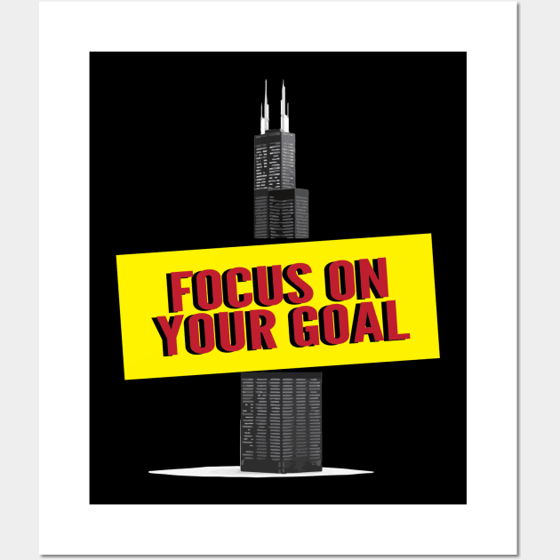 Focus on your goal Wall Art by wiswisna